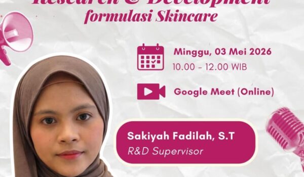 Unlock peluang kariermu di dunia R&D industri skincare! ✨Haicareer bersama Womenspace menghadirk
